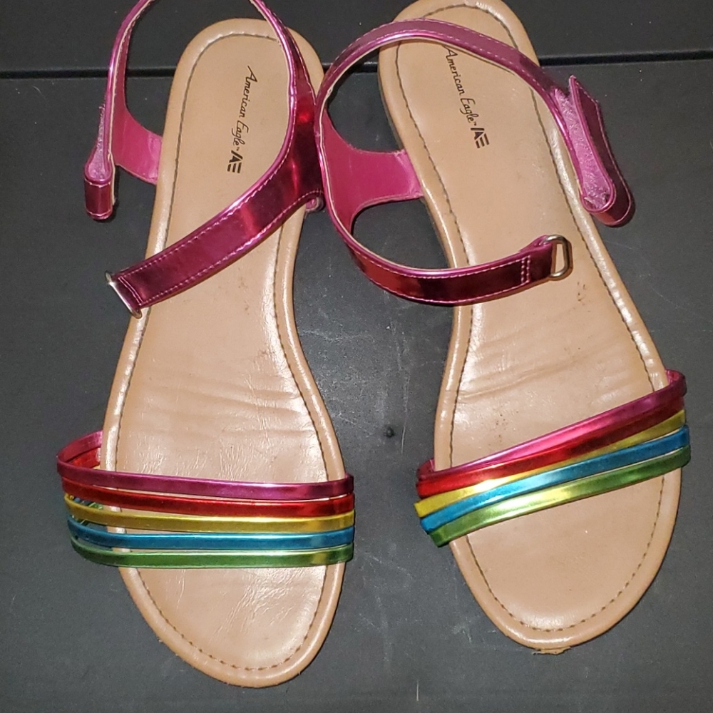 Rainbow sandals